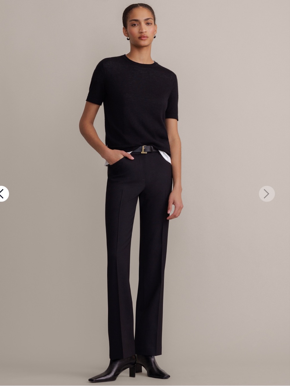 Lafayette 148 New York Black Tailored Women's Dress Pants SZ 2